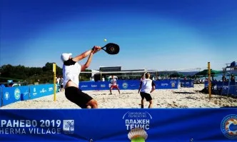 Руска хегемония в първия ден при младежите от европейския турнир по плажен тенис в Кранево