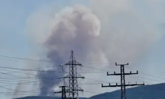Пожар гори на територията на военно изпитателен полигон Змеево съобщава БГНЕС Кълбата