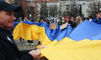 Шествие Не сме неутрални в подкрепа на Украйна (СНИМКИ/ВИДЕА)