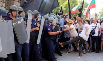 Софийският районен съд освободи петима от задържаните по време на протеста на 2 септември