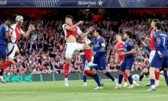 ПСЖ има крехък аванс срещу Арсенал преди реванша в Париж