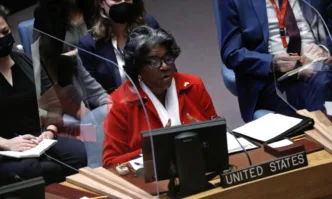 Постоянният представител на САЩ в ООН Линда Томас Грийнфилд заяви