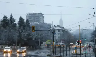Снегът спря автобусна линия в София, пътищата в природен парк Витоша са затворени