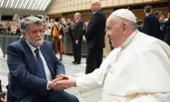 Вежди Рашидов с лична аудиенция с папа Франциск във Ватикана