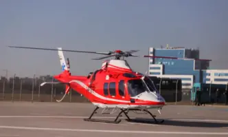 Медицинският хеликоптер излетя снощи от областната болница във Велико Търново