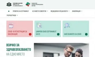 След мярката на Кацаров: Сайтът за издаване на сертификати изчезна