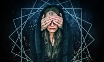 Третото око – мъничка жлеза приличаща на шишарка рисувана хилядолетия