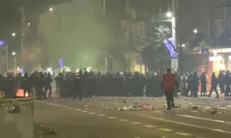 Над 71 задържани след снощните ексцесии и погром в София