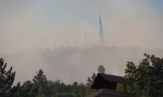 Ново огнище на пожара край Реброво