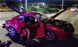 Пиян и дрогиран шофьор самокатастрофира в София, има пострадали