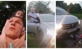 Грозни сцени заради шепа череши от дърво на пътя в