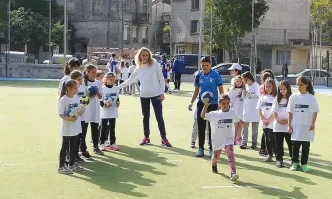 Европейска седмица на спорта в Поморие – Станка Златева мотивира децата да спортуват (СНИМКИ)