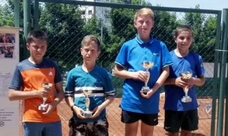 Гавани и Симеонов при момчетата и Томова и Иванова при момичетата спечелиха титлите по двойки на Държавното лично първенство до 12 г.