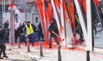 На 22 февруари по време на протеста на партия Възраждане