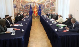 Президентът на РСМ Стево Пендаровски прие днес в резиденцията си