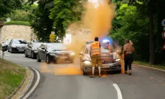 Екоактивисти блокираха кортежа на Румен Радев в Австрия Протестиращите мислели