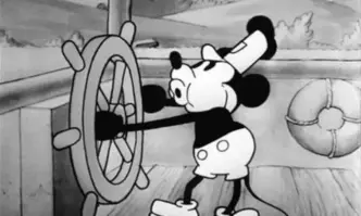 Steamboat Willie късометражен филм от 1928 г с ранни версии