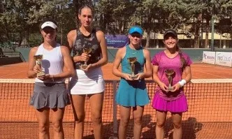 Катерина Димитрова триумфира с титлата по двойки на турнир от ITF в Скопие