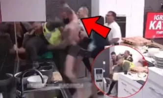 Охраната се е намесила за да спаси участник от юмруците