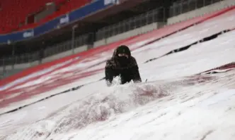 Снеговалеж отложи мач от Бундеслигата