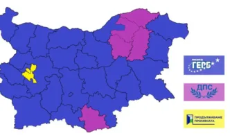 ПП печели в два софийски МИР-а, ДПС – обичайните региони, ГЕРБ-СДС – навсякъде другаде