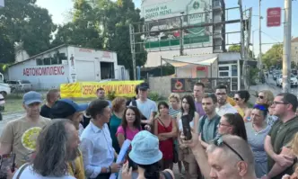 Граждански протест срещу ремонта на ул. Опълченска в София - (СНИМКИ)