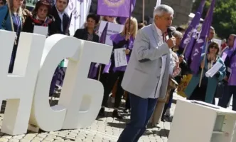 КНСБ излезе на протест и започна национална акция под наслов