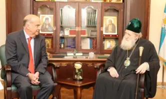 Негово Светейшество българският патриарх Неофит прие днес на среща Негово