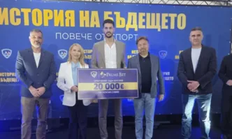 Премия от 20 000 евро за шампионите във волейбола Левски София от генералния спонсор Palms Bet
