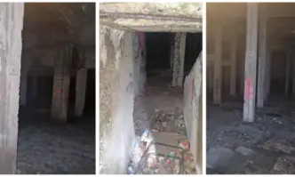 Влязох да разгледам пространството под монумента в Княжеската градина Има