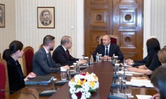Президентът Румен Радев проведе среща днес на Дондуков 2 със