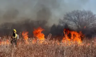 Заподозреният 65 годишен мъж за пожара в депото за утайки