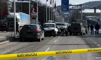 Верижна катастрофа във Велико Търново, има пострадали