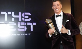 Роберт Левандоски за втора поредна година е футболист №1 на