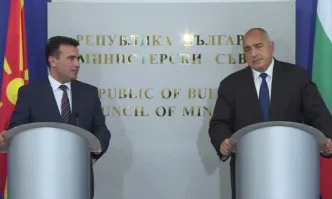 Борисов се среща с премиера на Македония Зоран Заев