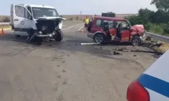 Тежка катастрофа е станала на входа на Карнобат откъм Петолъчката