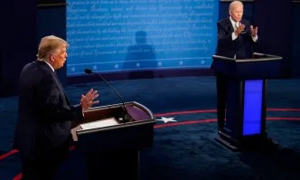 Хаос, гняв и лични нападки по време на първия дебат Тръмп-Байдън