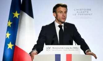 Френският президент Еманюел Макрон настоя за ответни мерки след обявените