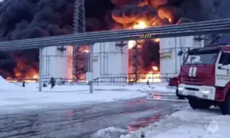 Пожар в терминал на най-големия руски производител на втечнен природен газ