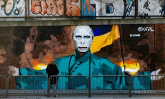 Улични графити в Полша - Путин като Волдемор/KAWU