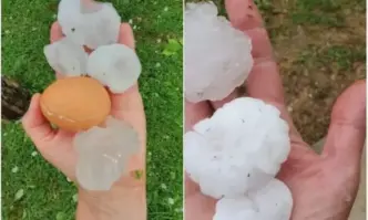 Около 16 15 часа в община Ботевград е паднала силна градушка