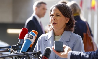 Министърът на външните работи на Германия Аналена Бербок каза днес