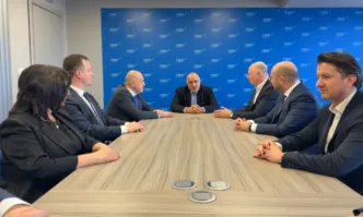 Лидерът на ГЕРБ Бойко Борисов проведе среща в централата на