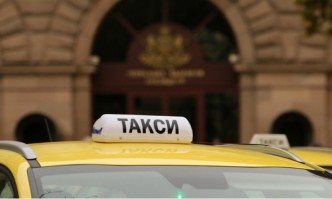 Протест на шофьори на таксита в София