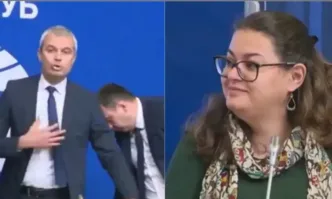 Лидерът на партия Възраждане и колегите му напуснаха пресконференцията която