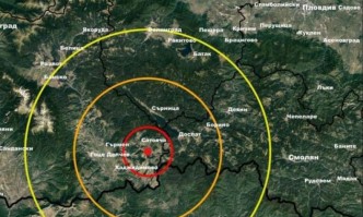 Земетресение с магнитуд 3 8 е регистрирано на територията на община