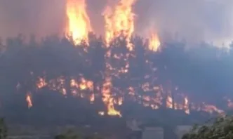 Няма пострадали българи при пожара в турския курорт Анталия, огънят е тръгнал от четири места