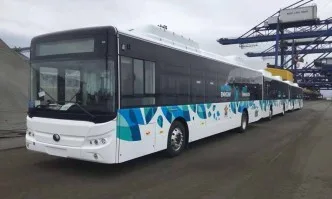 Пристигнаха първите 20 електробуса за градския транспорт в столицата