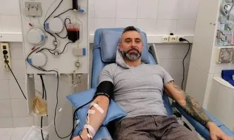 Калин Вельов е дарил кръвна плазма във Военномедицинска академия