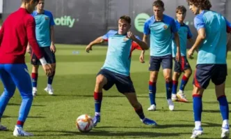 Мартин Георгиев направи първа тренировка с Барселона